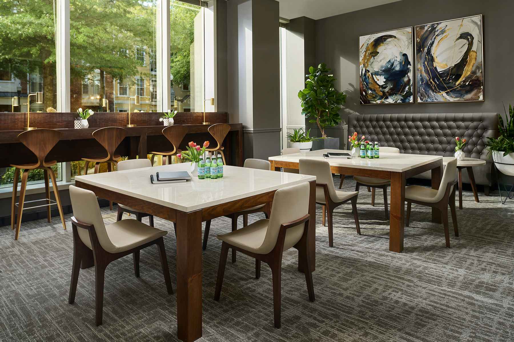 Alpharetta coworking lounge